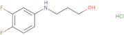 3-[(3,4-Difluorophenyl)amino]propan-1-ol hydrochloride