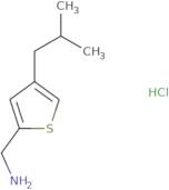 [4-(2-Methylpropyl)thiophen-2-yl]methanamine hydrochloride