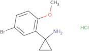 1-(5-Bromo-2-methoxyphenyl)cyclopropan-1-amine hydrochloride