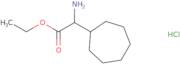 Ethyl 2-amino-2-cycloheptylacetate hydrochloride