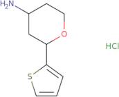 2-(Thiophen-2-yl)oxan-4-amine hydrochloride