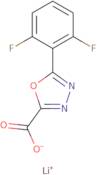 Lithium 5-(2,6-difluorophenyl)-1,3,4-oxadiazole-2-carboxylate