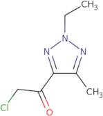 2-Chloro-1-(2-ethyl-5-methyl-2H-1,2,3-triazol-4-yl)ethan-1-one