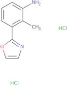 2-Methyl-3-(1,3-oxazol-2-yl)aniline dihydrochloride