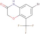 6-Bromo-8-(trifluoromethyl)-3,4-dihydro-2H-1,4-benzoxazin-3-one