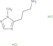 3-(1-Methyl-1H-1,2,4-triazol-5-yl)propan-1-amine dihydrochloride