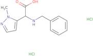 2-(Benzylamino)-2-(1-methyl-1H-pyrazol-5-yl)acetic acid dihydrochloride