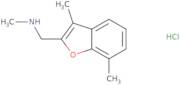 [(3,7-Dimethyl-1-benzofuran-2-yl)methyl](methyl)amine hydrochloride