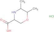 5,6-Dimethylmorpholine-3-carboxylic acid hydrochloride