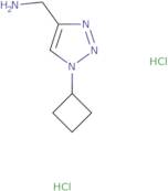 (1-Cyclobutyl-1H-1,2,3-triazol-4-yl)methanamine dihydrochloride