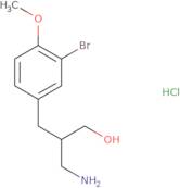 3-Amino-2-[(3-bromo-4-methoxyphenyl)methyl]propan-1-ol hydrochloride