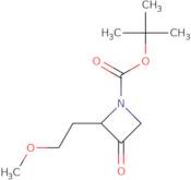 tert-Butyl 2-(2-methoxyethyl)-3-oxoazetidine-1-carboxylate