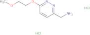 [6-(2-Methoxyethoxy)pyridazin-3-yl]methanamine dihydrochloride