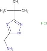 (5-tert-Butyl-1H-1,2,4-triazol-3-yl)methanamine hydrochloride