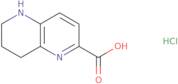 5,6,7,8-Tetrahydro-1,5-naphthyridine-2-carboxylic acid hydrochloride