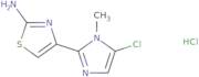 4-(5-Chloro-1-methyl-1H-imidazol-2-yl)-1,3-thiazol-2-amine hydrochloride