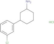 3-(3-Chlorophenyl)cyclohexan-1-amine hydrochloride