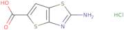 2-Aminothieno[2,3-d][1,3]thiazole-5-carboxylic acid hydrochloride