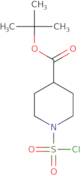 tert-Butyl 1-(chlorosulfonyl)piperidine-4-carboxylate