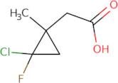 2-(2-Chloro-2-fluoro-1-methylcyclopropyl)acetic acid