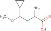 2-Amino-4-cyclopropyl-4-methoxybutanoic acid