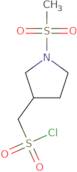 (1-Methanesulfonylpyrrolidin-3-yl)methanesulfonyl chloride