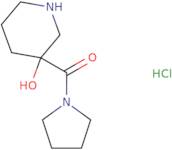 3-(Pyrrolidine-1-carbonyl)piperidin-3-ol hydrochloride