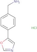 [4-(1,3-Oxazol-5-yl)phenyl]methanamine hydrochloride