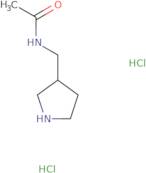 N-[(Pyrrolidin-3-yl)methyl]acetamide dihydrochloride