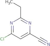 6-Chloro-2-ethylpyrimidine-4-carbonitrile