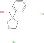 [3-(Pyridin-2-yl)pyrrolidin-3-yl]methanol dihydrochloride