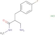 3-Amino-2-[(4-fluorophenyl)methyl]-N-methylpropanamide hydrochloride