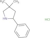 4,4-Dimethyl-2-phenylpyrrolidine hydrochloride