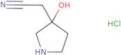 2-(3-Hydroxypyrrolidin-3-yl)acetonitrile hydrochloride