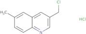 3-(Chloromethyl)-6-methylquinoline hydrochloride