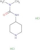 3,3-Dimethyl-1-(piperidin-4-yl)urea dihydrochloride