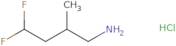 4,4-Difluoro-2-methylbutan-1-amine hydrochloride