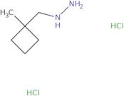 [(1-Methylcyclobutyl)methyl]hydrazine dihydrochloride