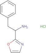 1-(1,3-Oxazol-2-yl)-2-phenylethan-1-amine hydrochloride