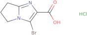 3-Bromo-5H,6H,7H-pyrrolo[1,2-a]imidazole-2-carboxylic acid hydrochloride