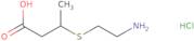 3-[(2-Aminoethyl)sulfanyl]butanoic acid hydrochloride