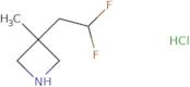 3-(2,2-Difluoroethyl)-3-methylazetidine hydrochloride