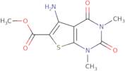 Methyl 5-amino-1,3-dimethyl-2,4-dioxo-1H,2H,3H,4H-thieno[2,3-d]pyrimidine-6-carboxylate