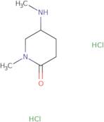 1-Methyl-5-(methylamino)piperidin-2-one dihydrochloride