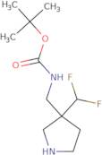 tert-Butyl N-{[3-(difluoromethyl)pyrrolidin-3-yl]methyl}carbamate