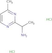 1-(4-Methylpyrimidin-2-yl)ethan-1-amine dihydrochloride