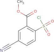 Methyl 2-(chlorosulfonyl)-5-cyanobenzoate