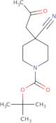 tert-Butyl 4-cyano-4-(2-oxopropyl)piperidine-1-carboxylate