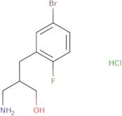 3-Amino-2-[(5-bromo-2-fluorophenyl)methyl]propan-1-ol hydrochloride