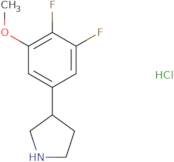 3-(3,4-Difluoro-5-methoxyphenyl)pyrrolidine hydrochloride